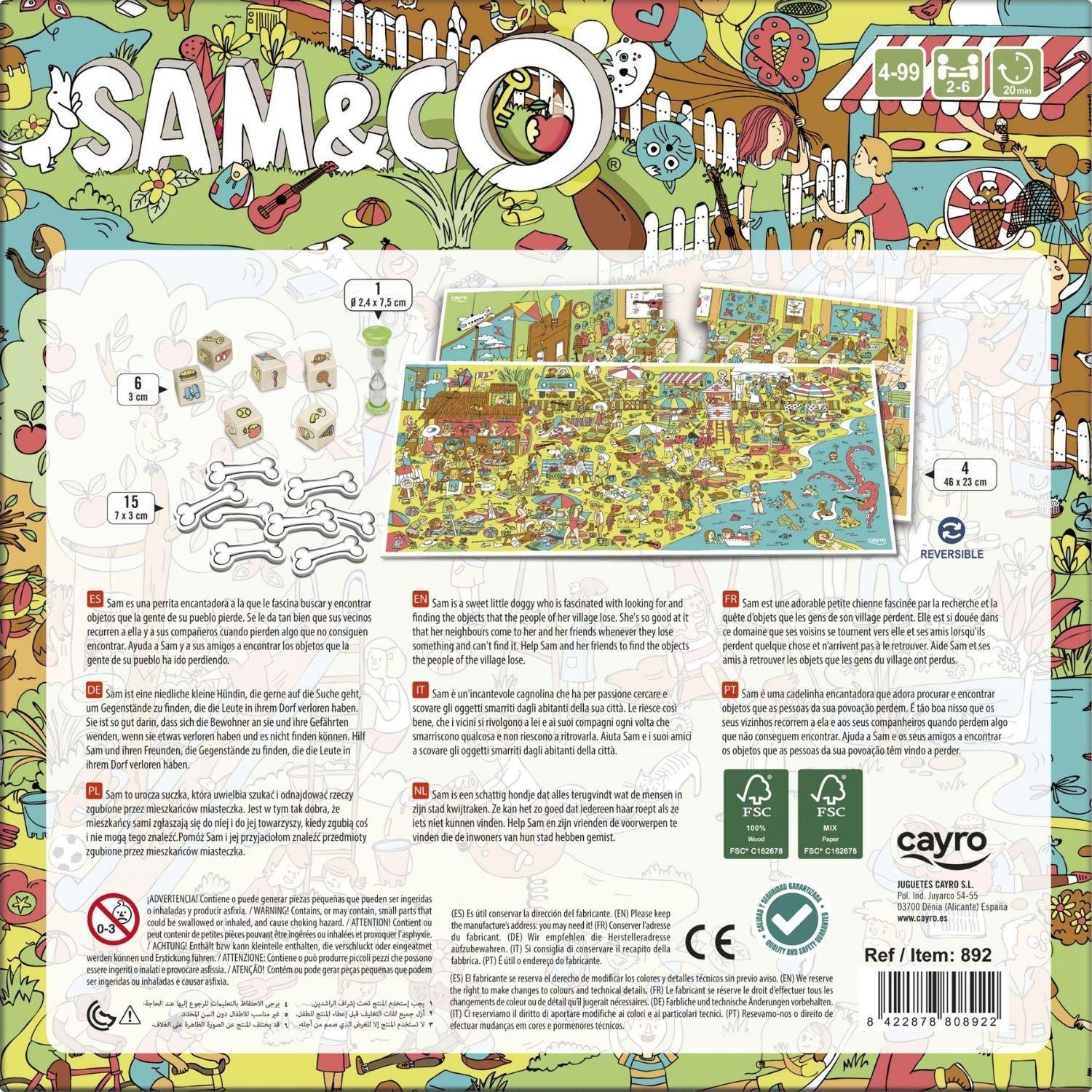 Juego de mesa SAM & CO-3