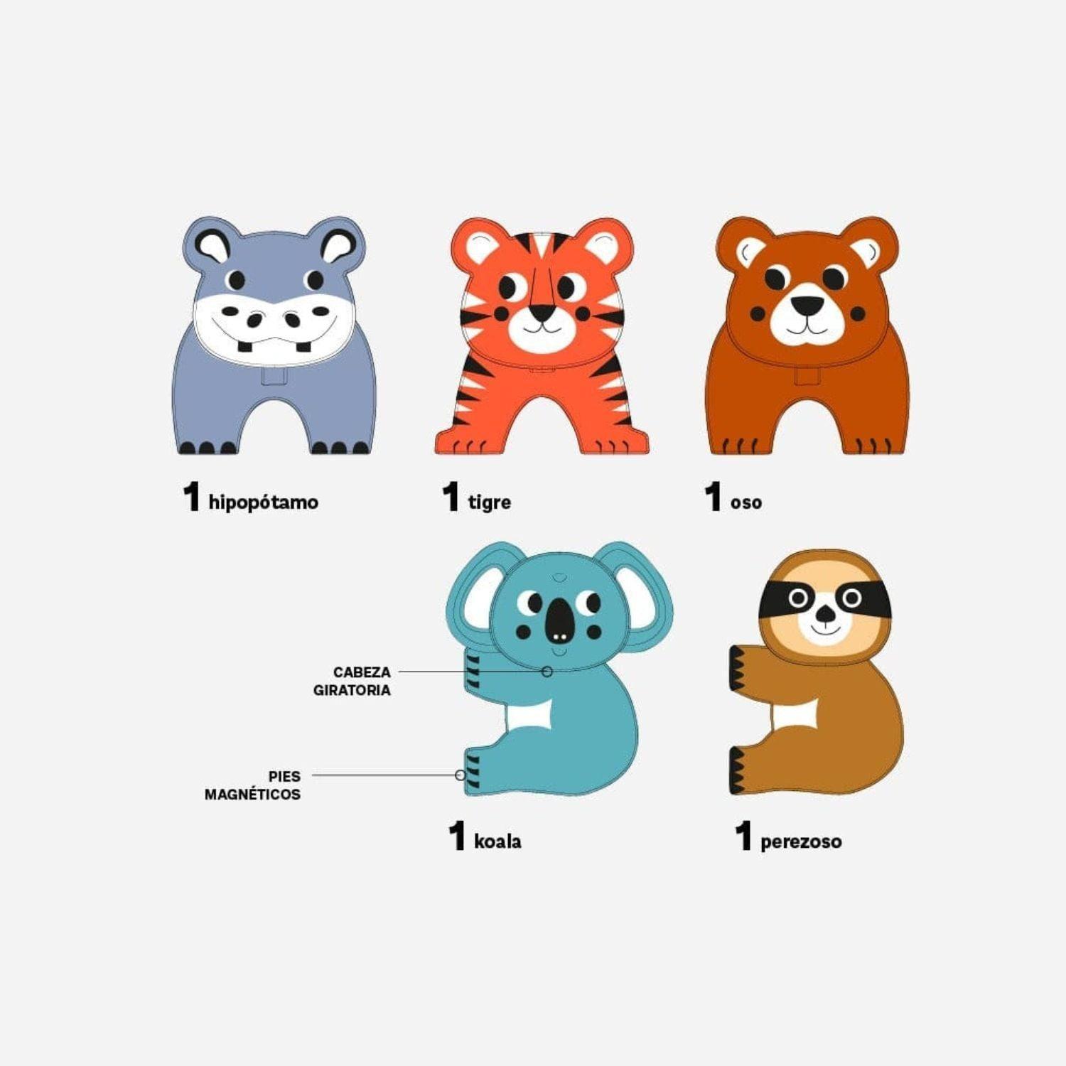 Imanix Set de Animales Savannah - 5 Piezas-2
