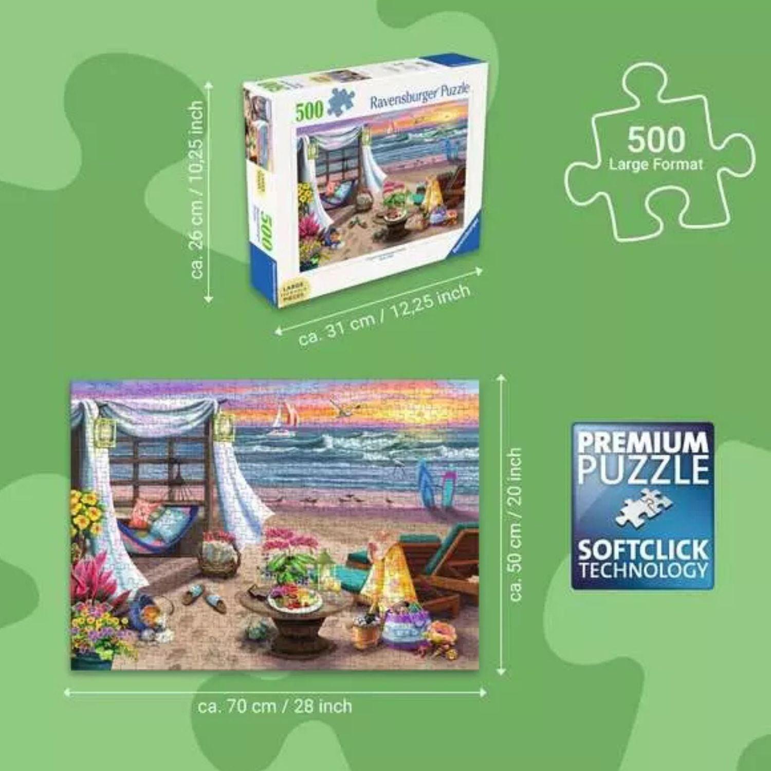 Puzzle Refugio en la Cabaña - 500 piezas XL-5