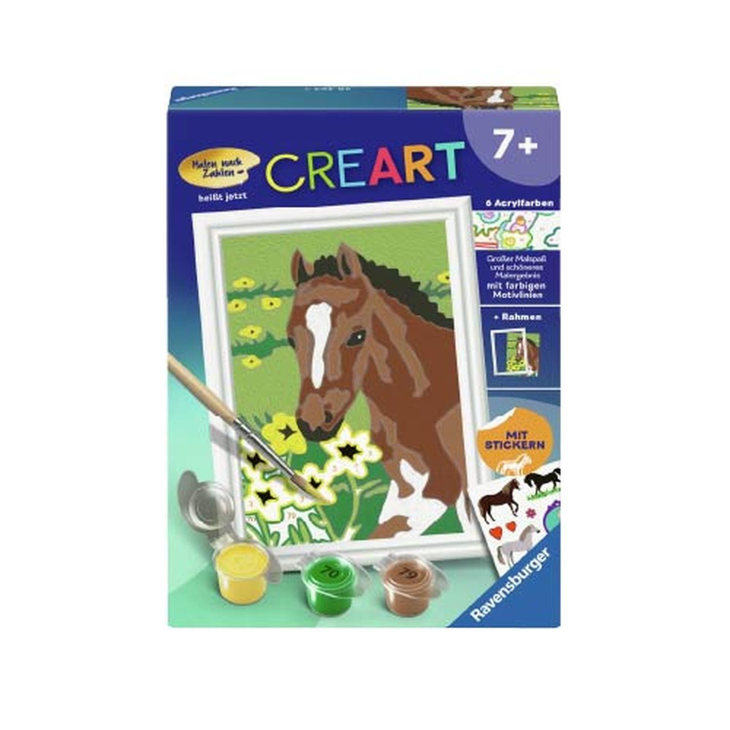 Pinta por números - Caballo-0