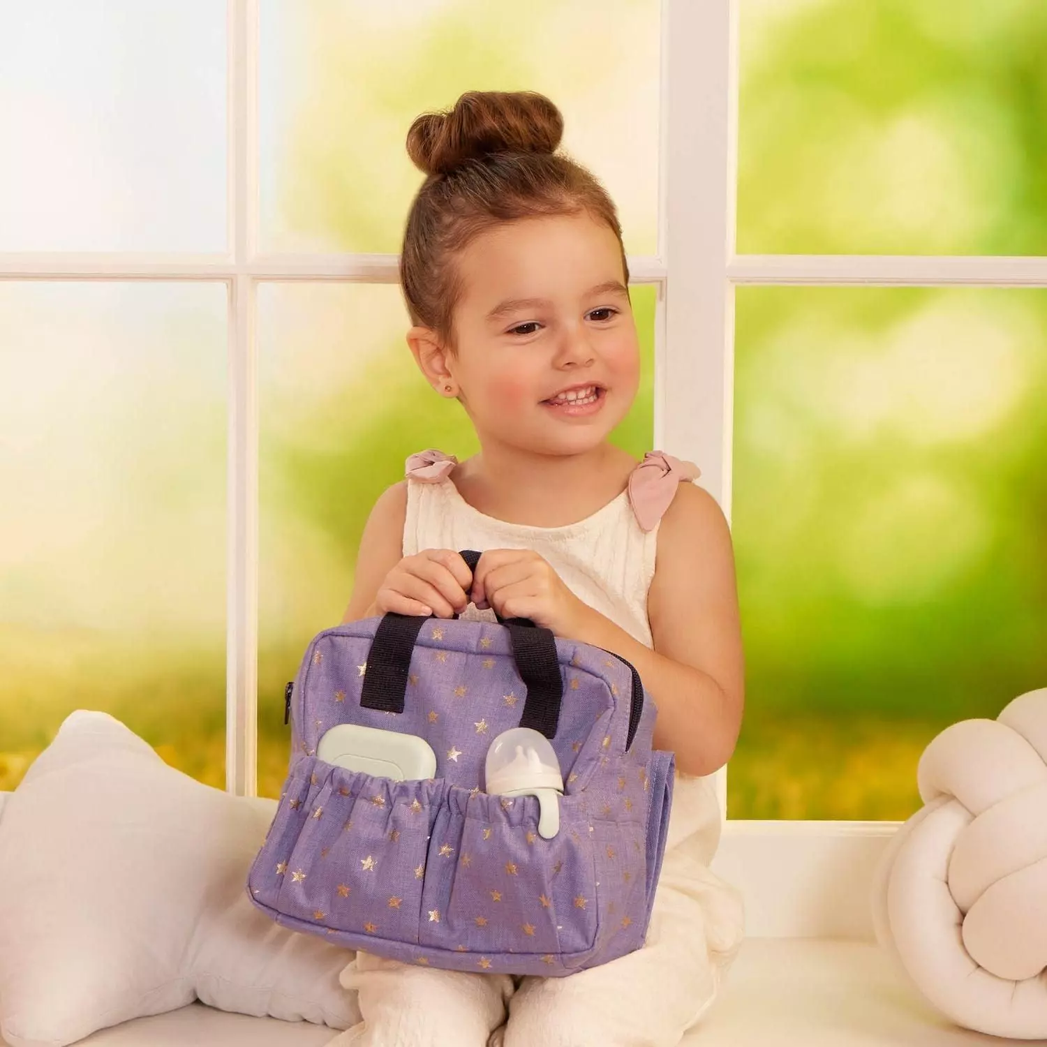 Bolso Pañalero Lullababy - Lila-3