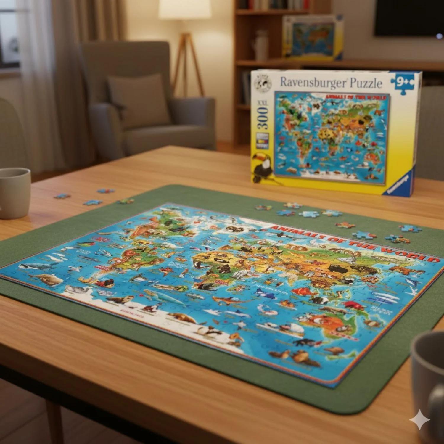 Puzzle XXL Animales del mundo - 300 piezas-2