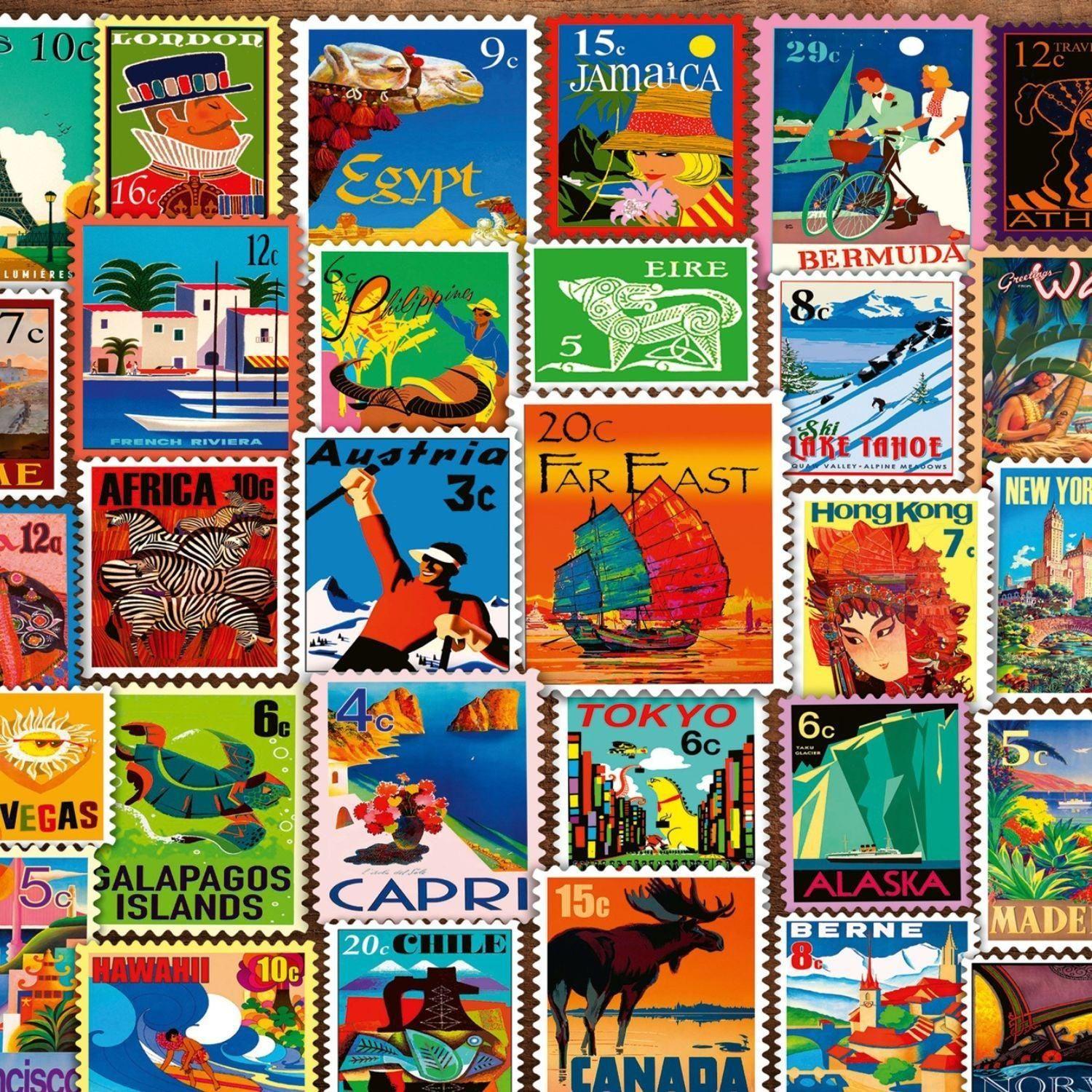 Puzzle 200 Piezas XL Sellos de Viaje-1