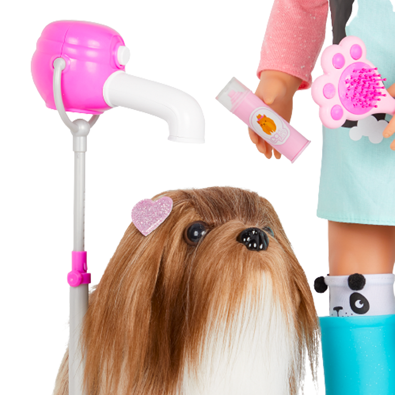 Set de salón cachorro Lhasa Apso Dog-1
