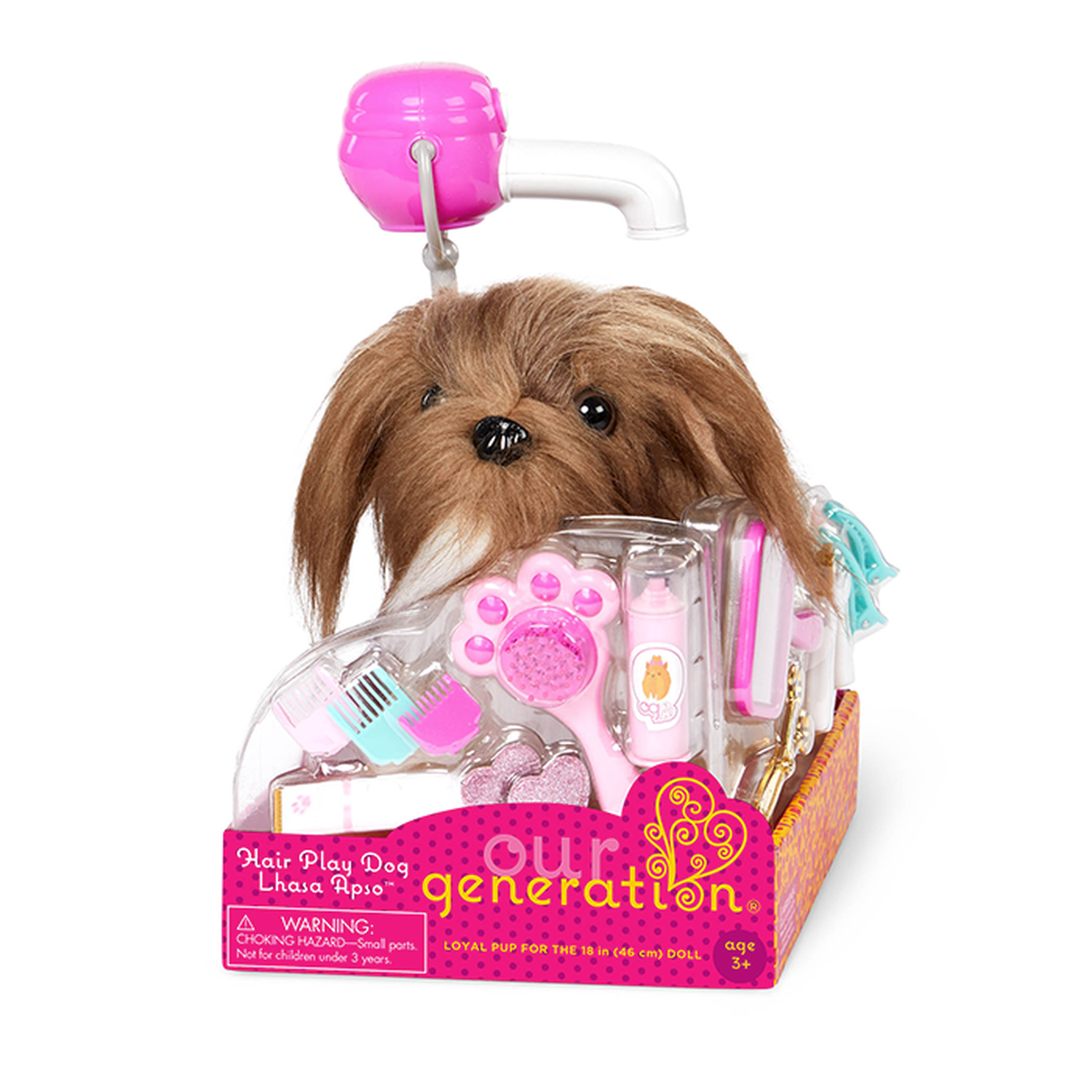 Set de salón cachorro Lhasa Apso Dog-3