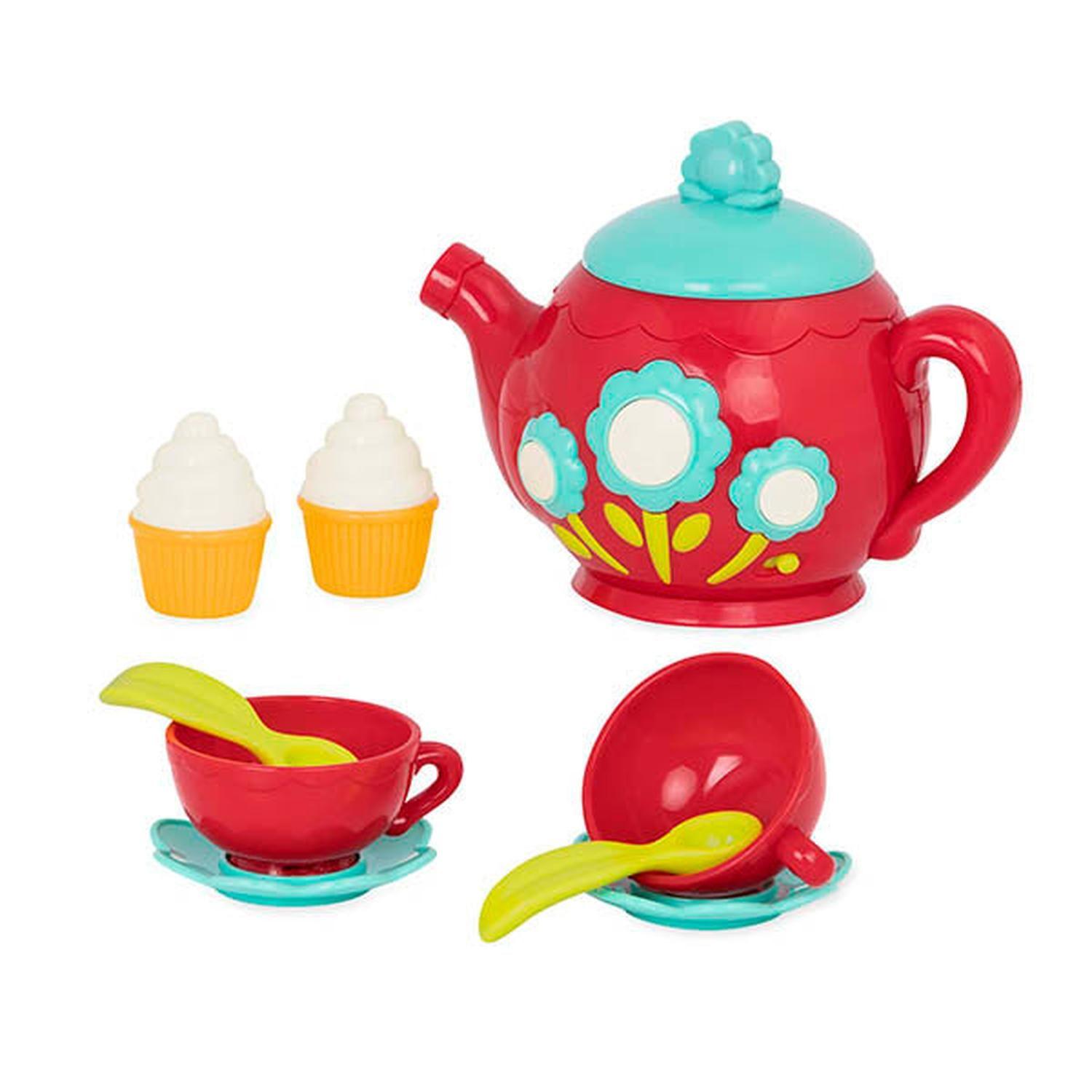 Juego de té musical rojo-0