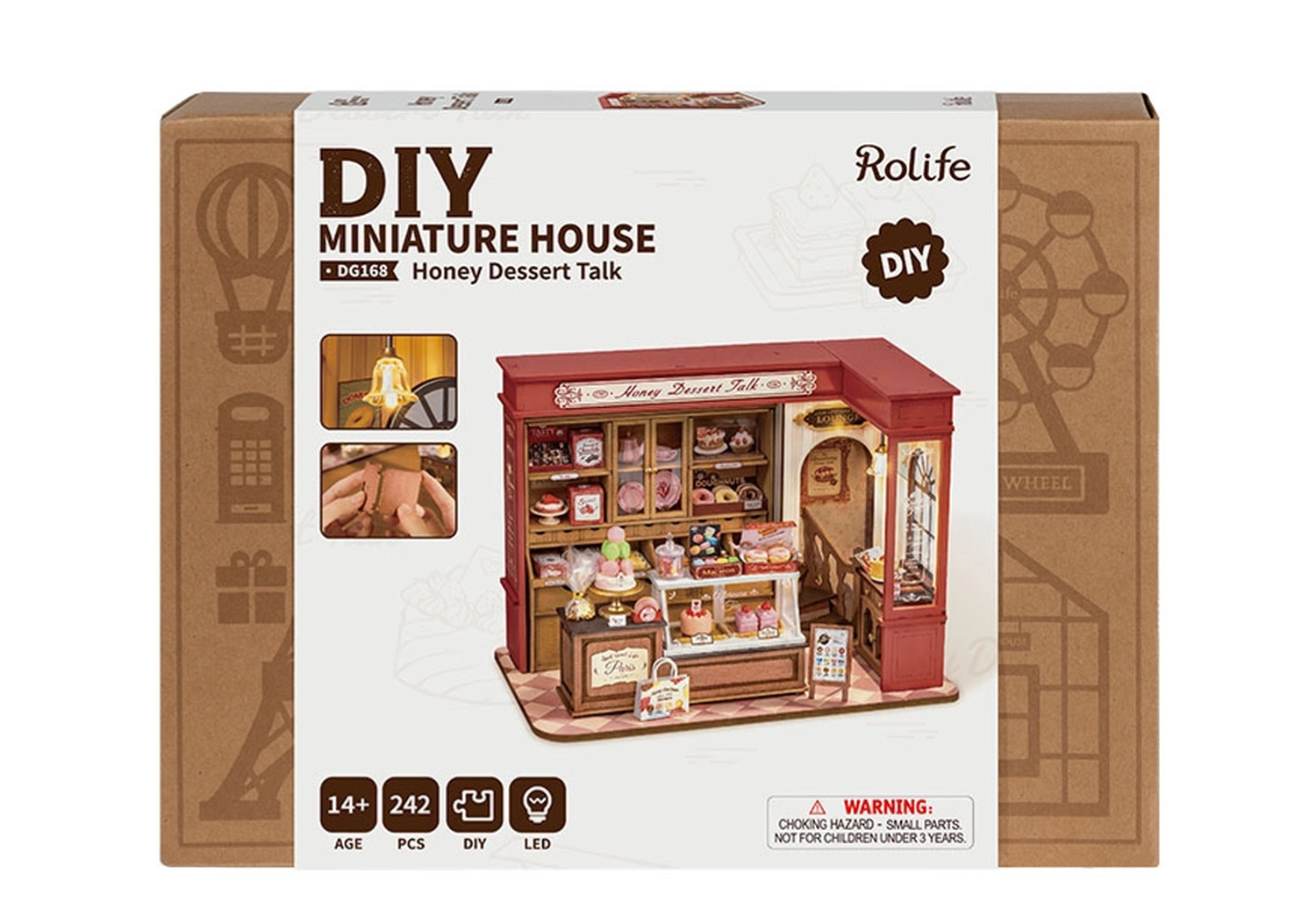 Kit Para Armar Pastelería en miniatura-2