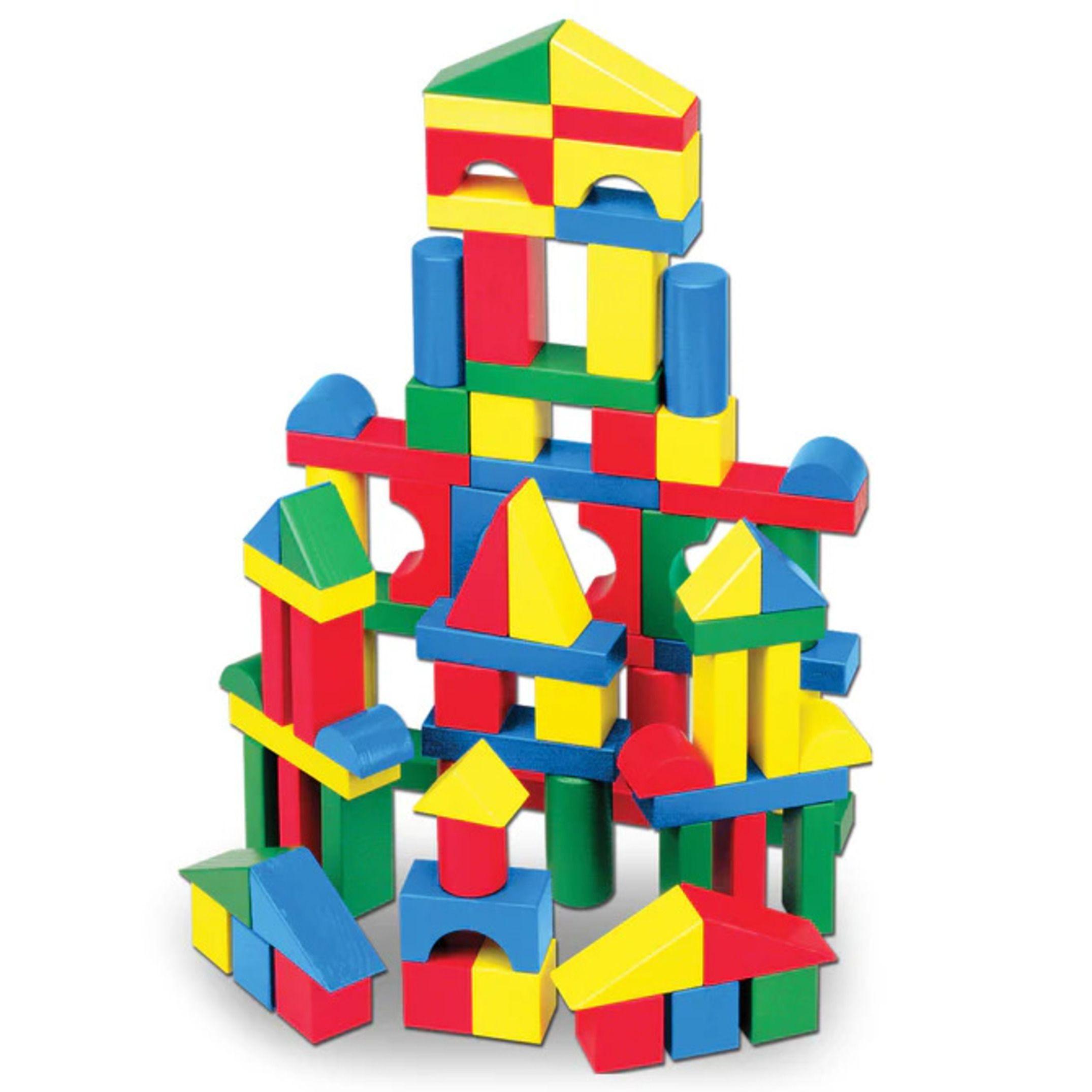 Set bloques de madera - 100 piezas-0