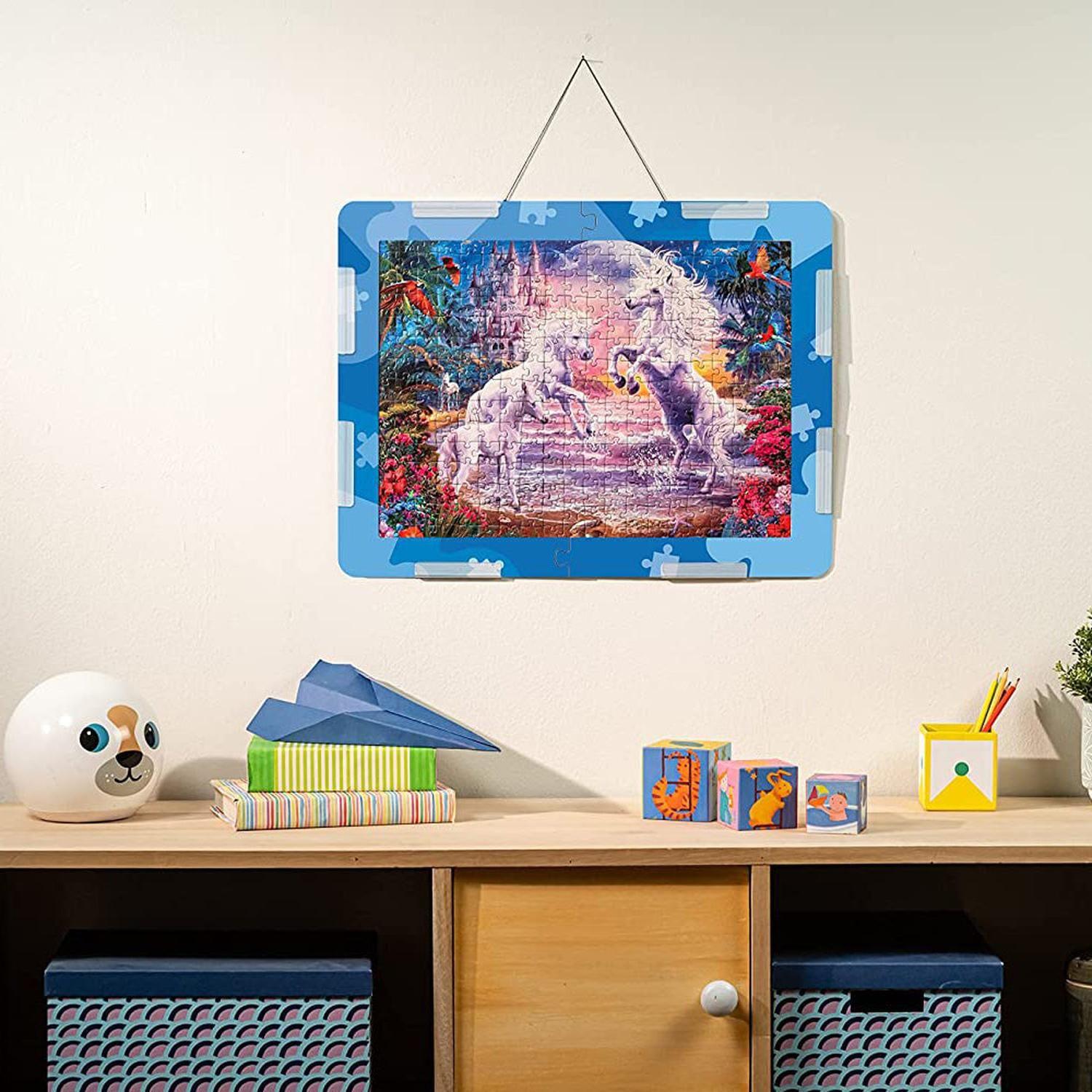 Organizador puzzles 3 en 1 - Azul-4