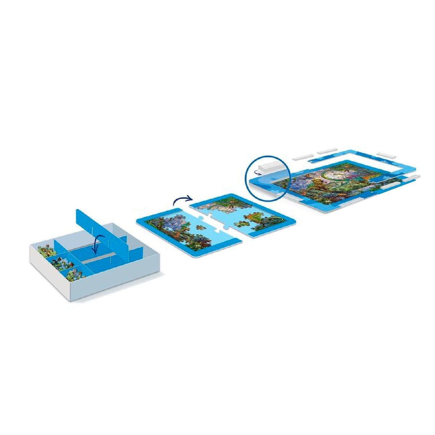 Organizador puzzles 3 en 1 - Azul-1