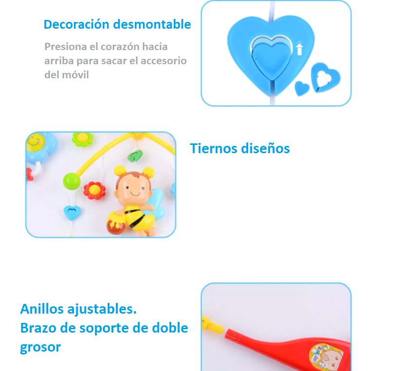 Móvil Musical Para Bebes-1