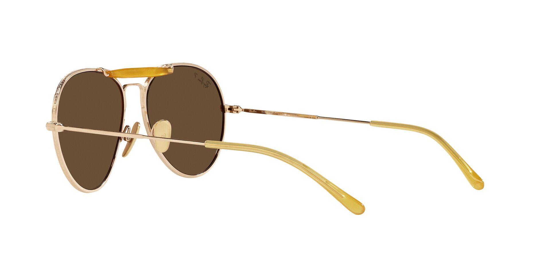 Ray-Ban Titanium Polarizado RB8063 9205AN 55-3