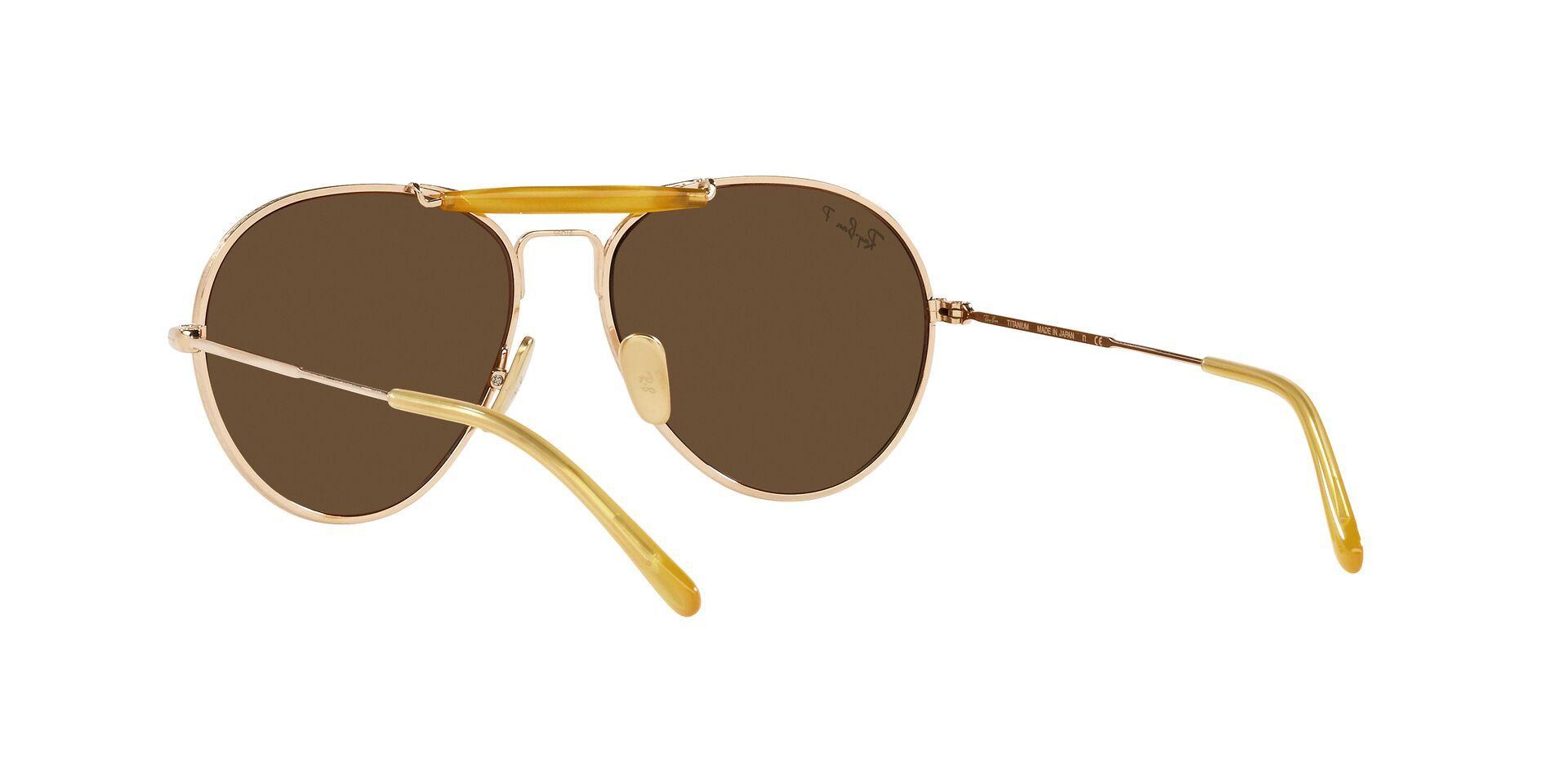 Ray-Ban Titanium Polarizado RB8063 9205AN 55-4