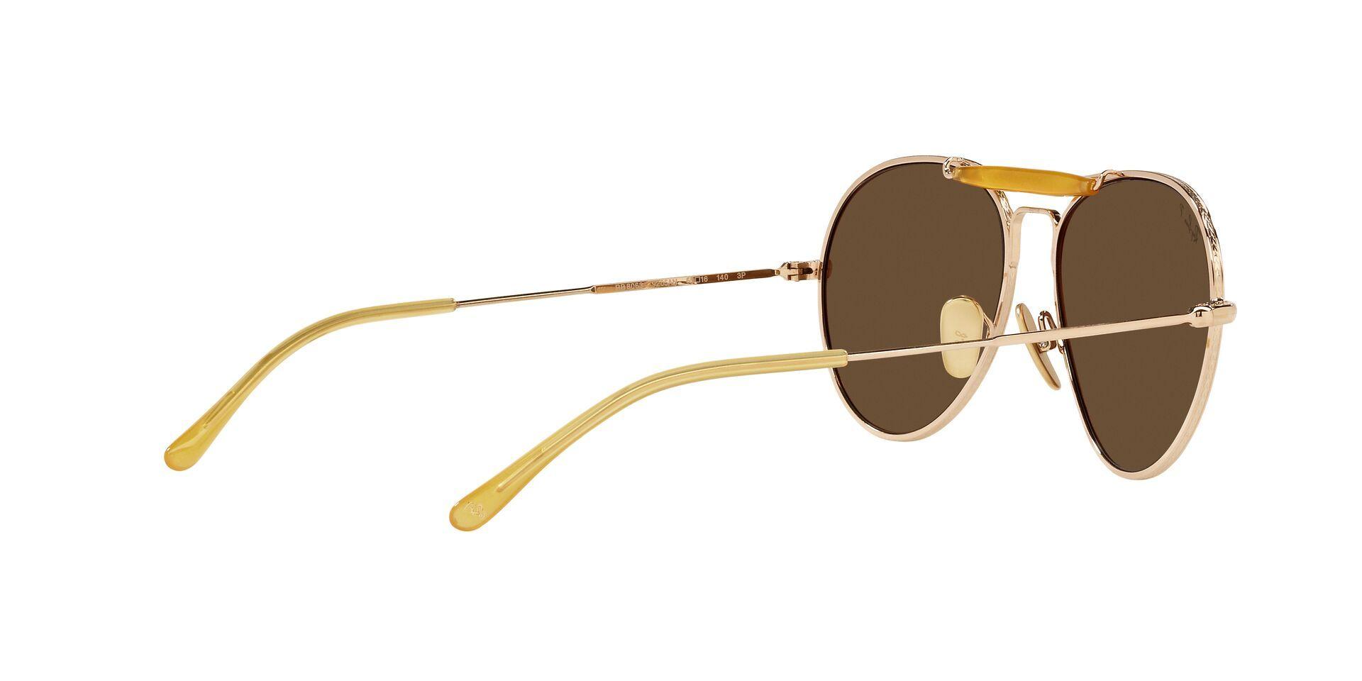 Ray-Ban Titanium Polarizado RB8063 9205AN 55-7