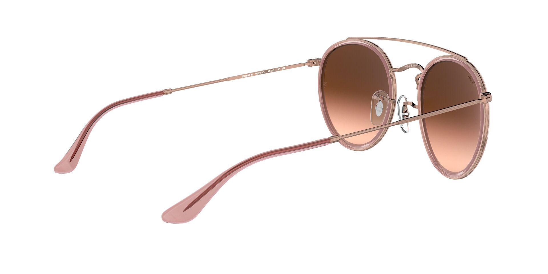 Ray-Ban Round Double Bridge RB3647N RB3647N 9069A5 51-7