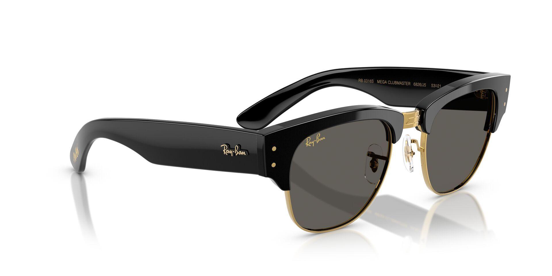 Ray-Ban Mega Clubmaster Edición Especial A$Ap Rocky RB0316S 6826J5 50-3