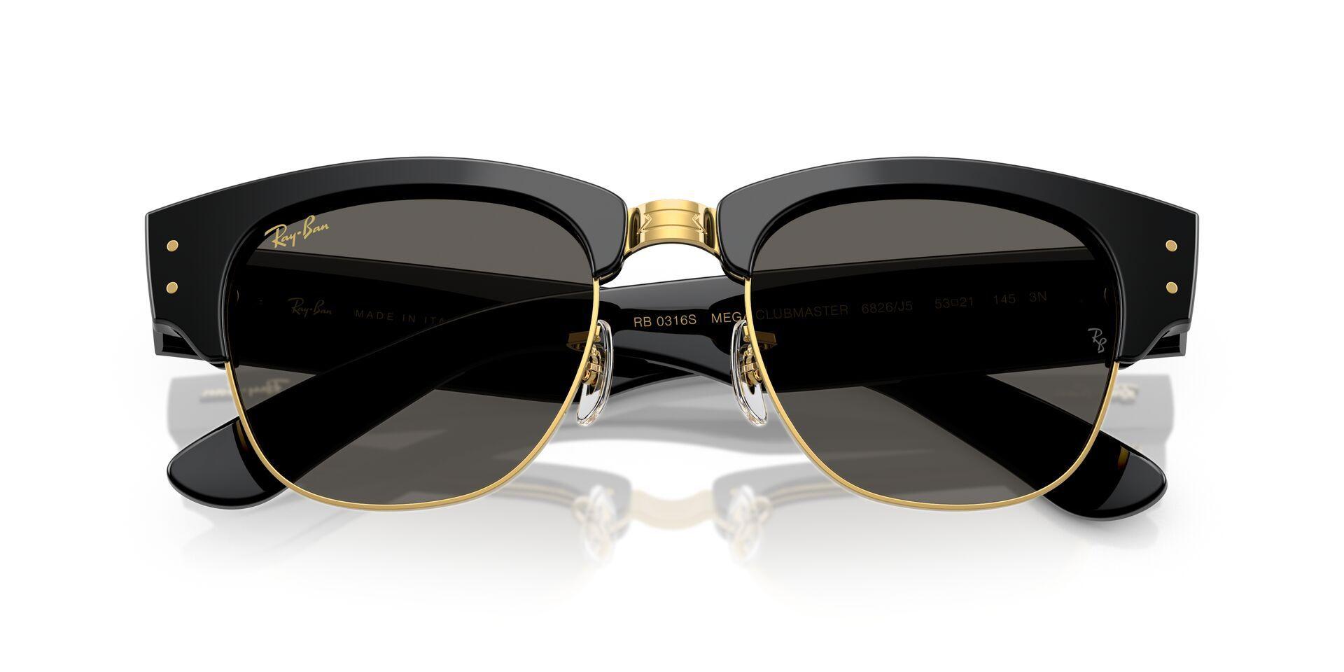 Ray-Ban Mega Clubmaster Edición Especial A$Ap Rocky RB0316S 6826J5 50-4
