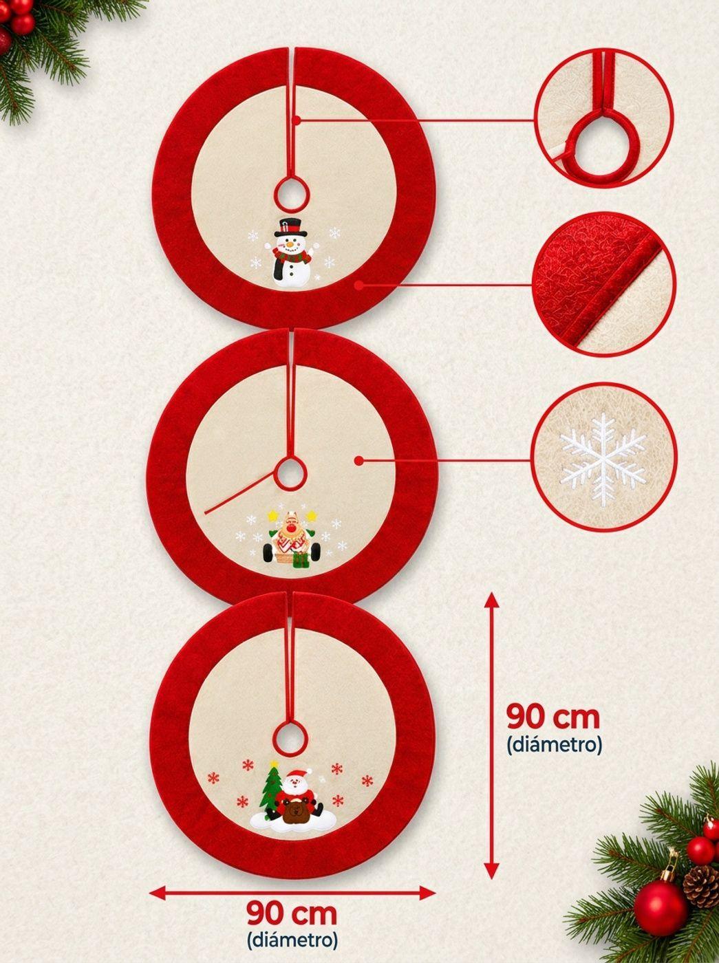 Pie De rbol De Navidad 90cm Dise os Aleatorios-2