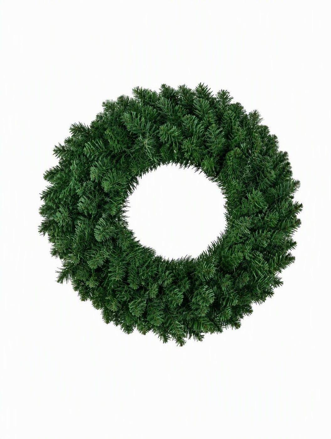 Corona De Navidad Artificial Verde 50cm-0