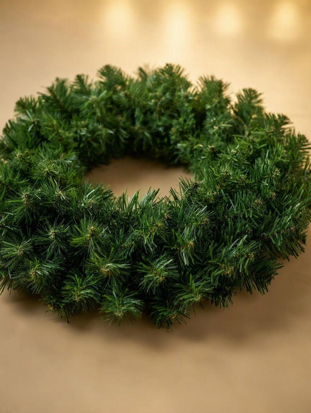 Corona De Navidad Artificial Verde 50cm-2