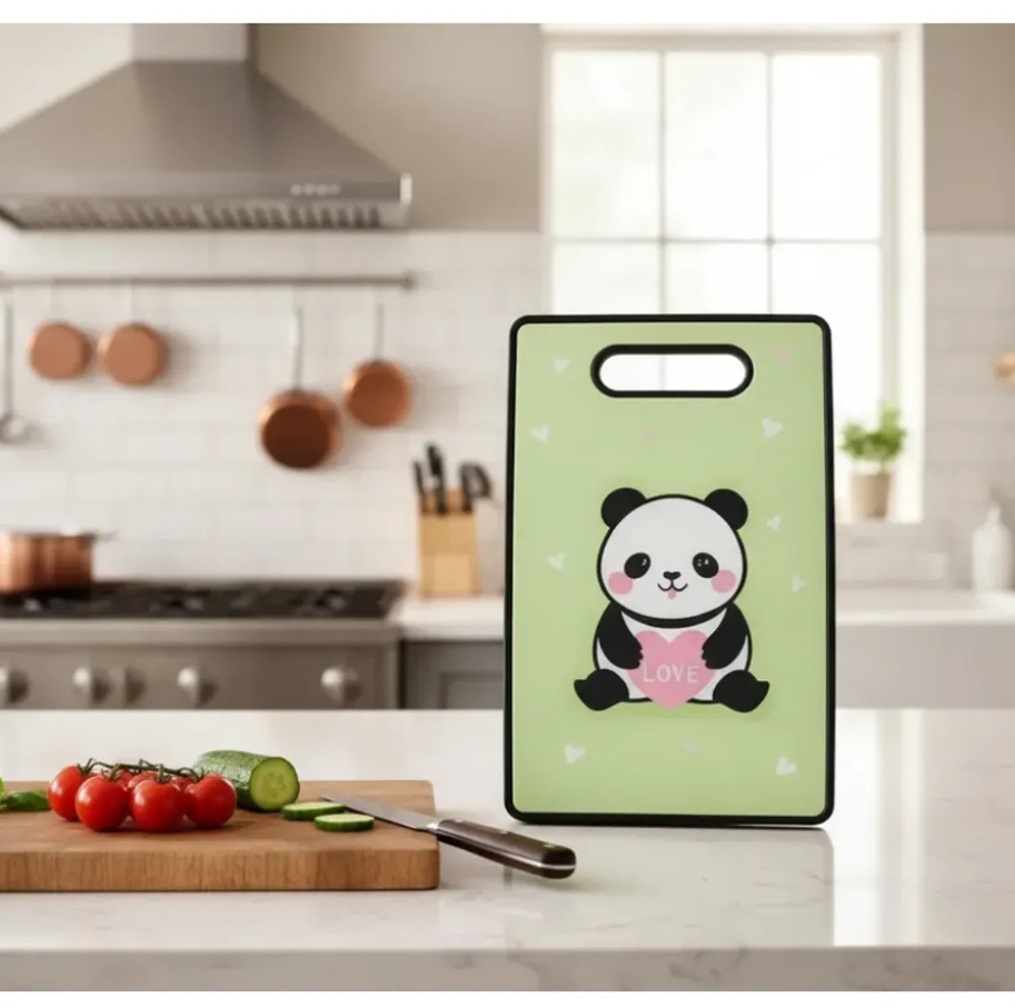 Tabla De Cortar Cocina Dise o Panda Kawaii 37x23cm Panda-2