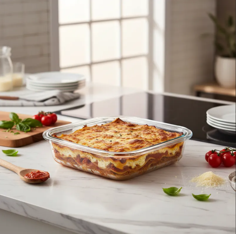 Fuente De Vidrio Cuadrada Para Horno 28cm 2300ml-4