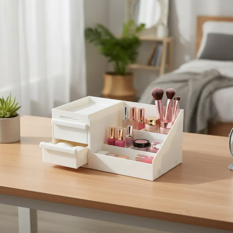 Organizador De Maquillaje Escritorio Con Cajones Cosm ticos-3
