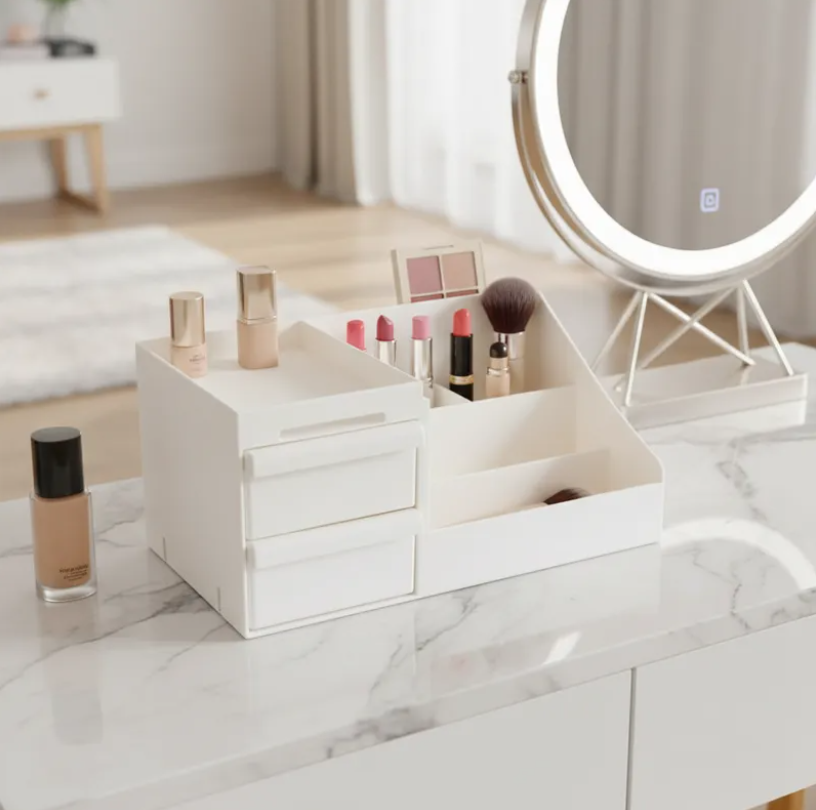 Organizador De Maquillaje Escritorio Con Cajones Cosm ticos-5