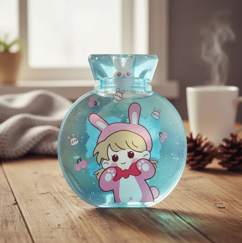 Set X6 Mini Guatero De Mano Kawaii 300ml-5