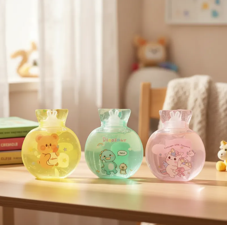 Set X6 Mini Guatero De Mano Kawaii 300ml-7