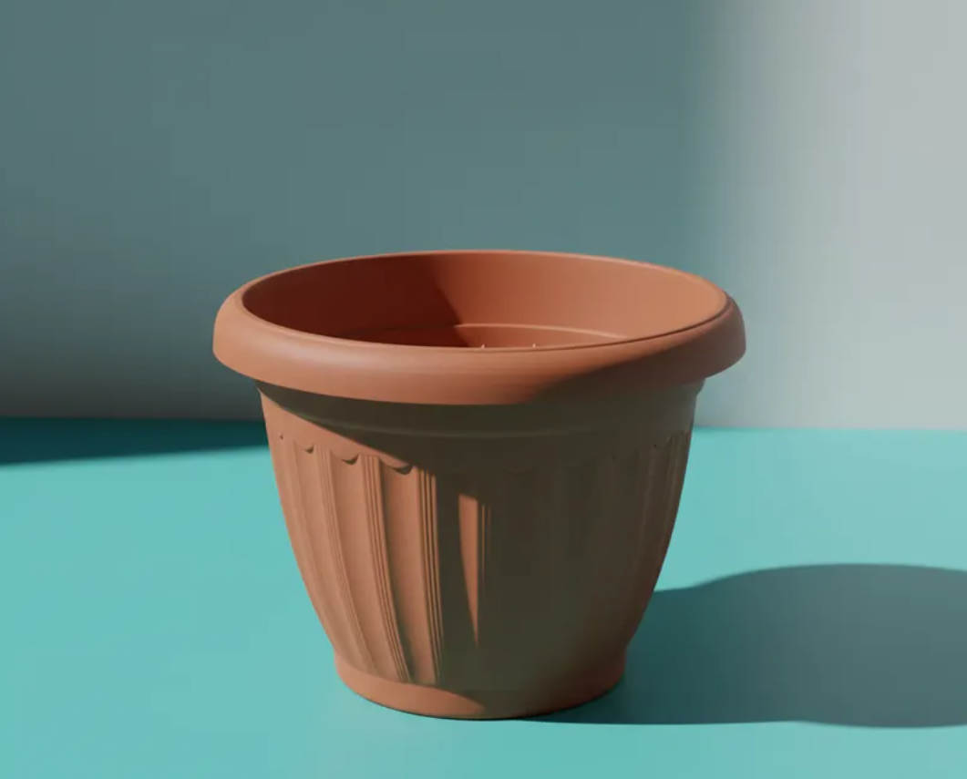 Macetero Pl stico 19x16 cm Redondo-1