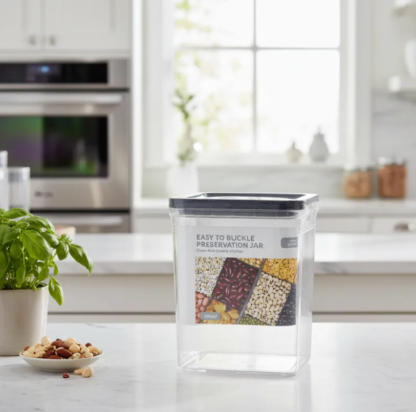 Contenedor Herm tico De Alimentos Comida Con Tapa 3 uni-3