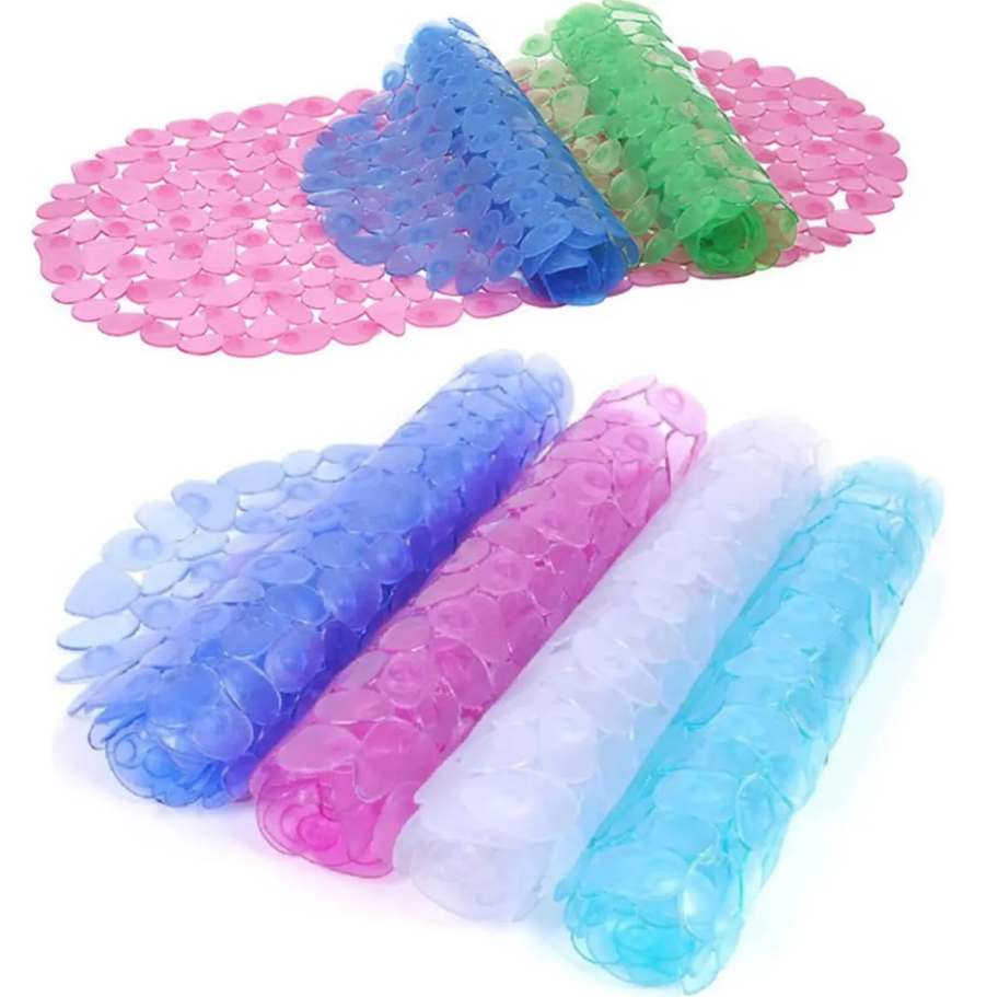 Alfombra antideslizante para baño Color al Azar -0