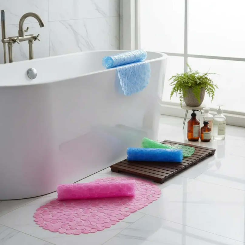 Alfombra antideslizante para baño Color al Azar -1