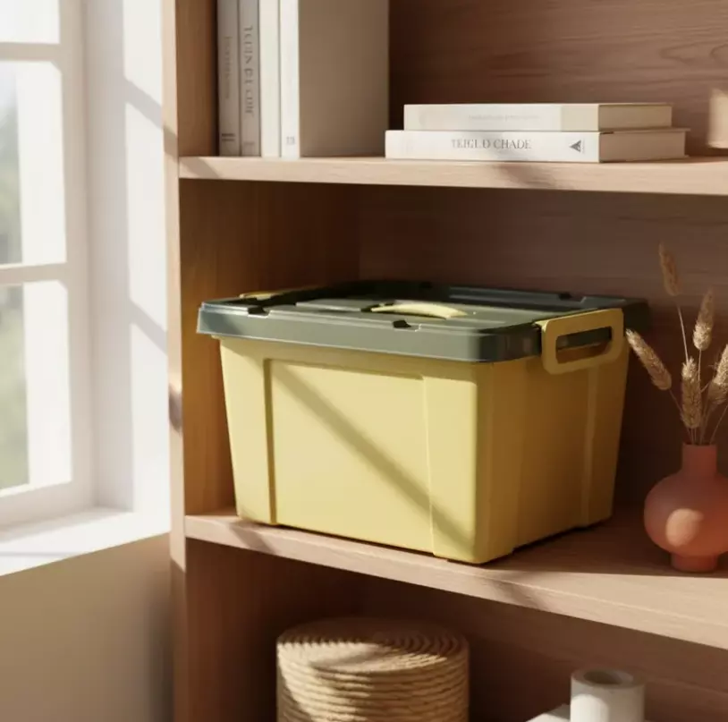 Caja organizadora plastica con tapa 20Ltr-4