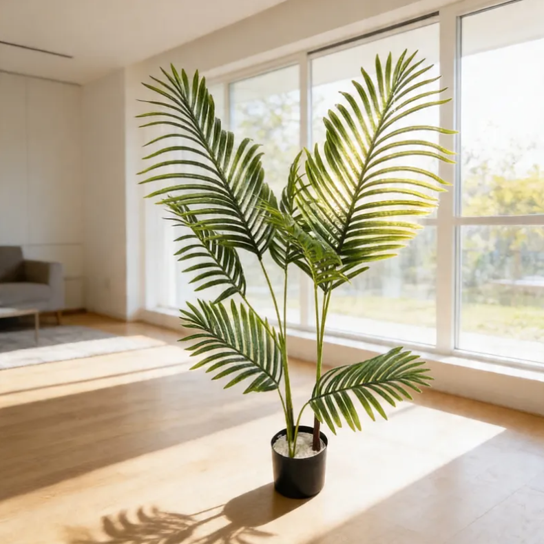 Palmera Artificial Decorativa 120 cm con Macetero-6