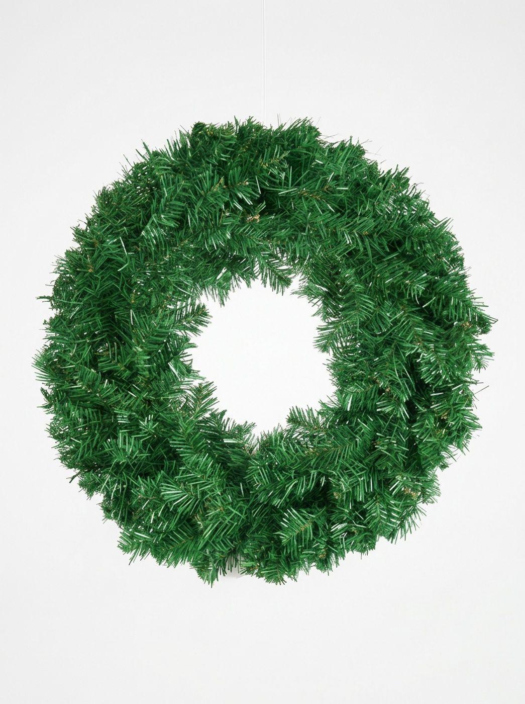 Corona Navide a Artificial Verde 60 cm Decoracion Navidad-5