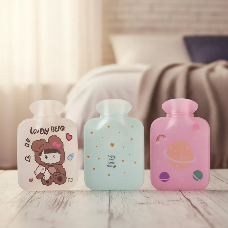 Pack x6 Guatero De Mano Kawaii 600ml Dise os-0