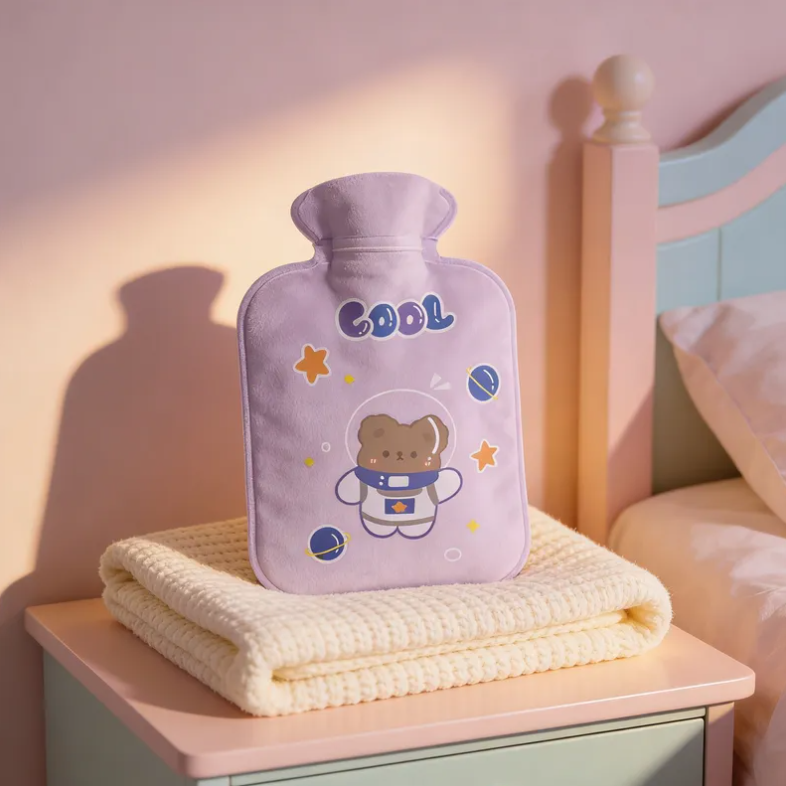 Pack x6 Guatero De Mano Kawaii 600ml Dise os-1