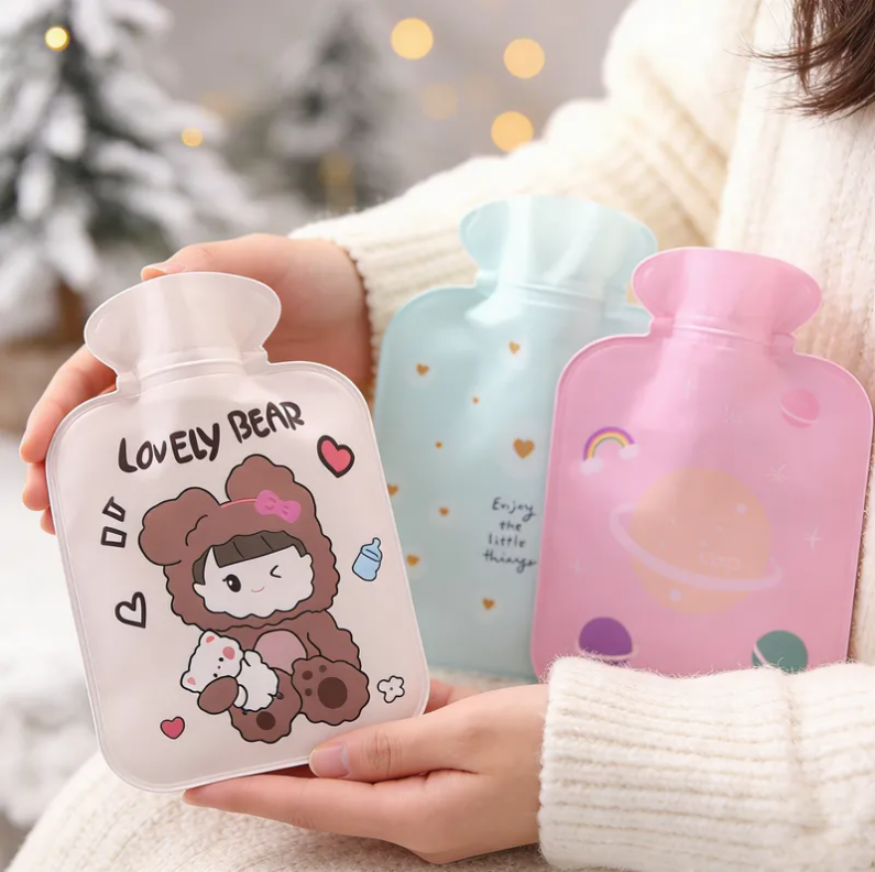Pack x6 Guatero De Mano Kawaii 600ml Dise os-2