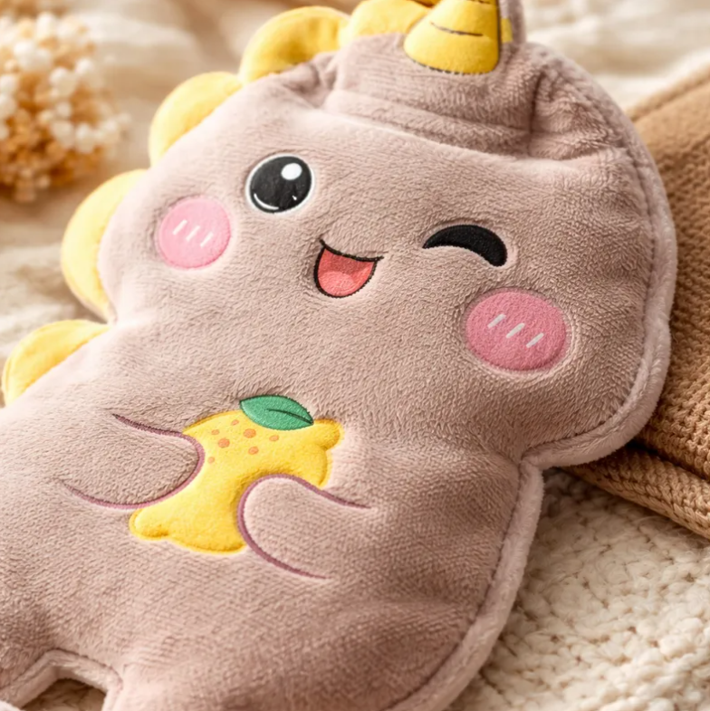 Set x2 Guatero Infantil De Felpa Diseño Unicornio 300ml-6