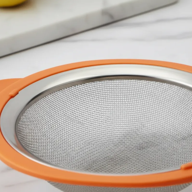 Colador Cernidor De Cocina Acero Inoxidable Malla Fina 20cm-3