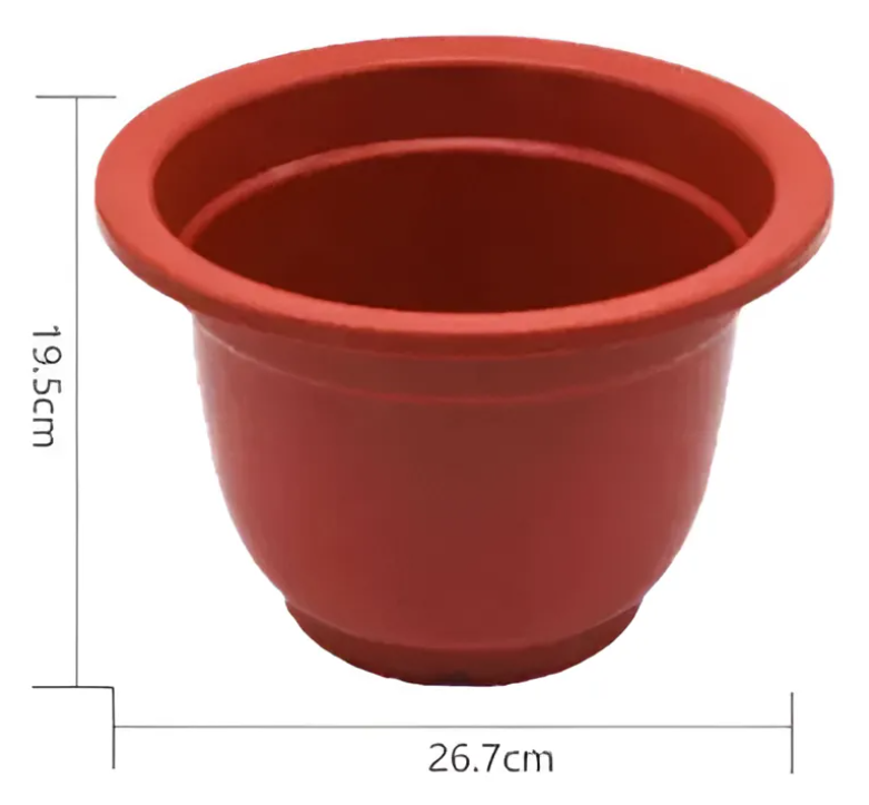 Pack X3 Macetero Redondo Pl stico 26 7x19 5cm-4
