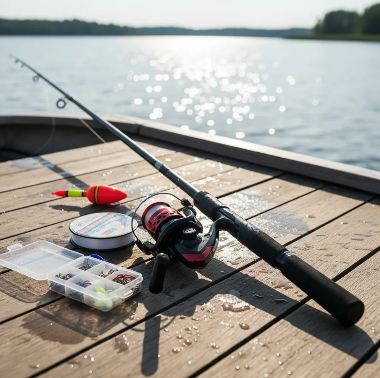 Kit De Pesca Caña Telescopica 2,1m Con Carrete Y Accesorios-2