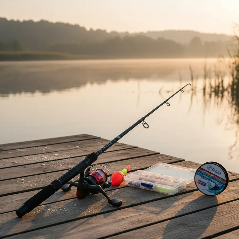 Kit De Pesca Caña Telescopica 2,1m Con Carrete Y Accesorios-3