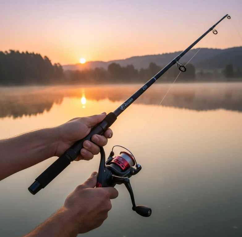 Kit De Pesca Caña Telescopica 2,1m Con Carrete Y Accesorios-4