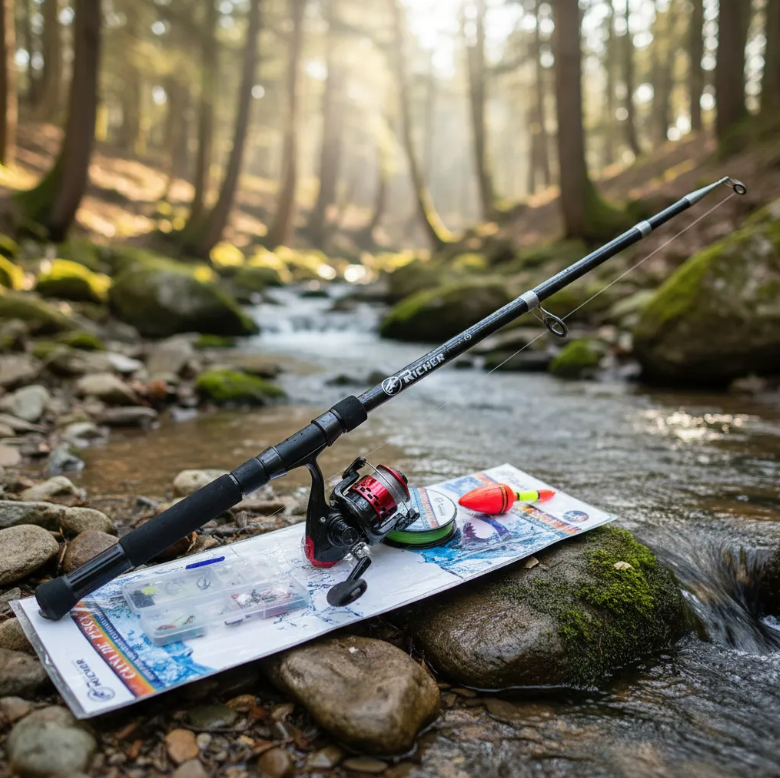 Kit De Pesca Caña Telescopica 2,1m Con Carrete Y Accesorios-5