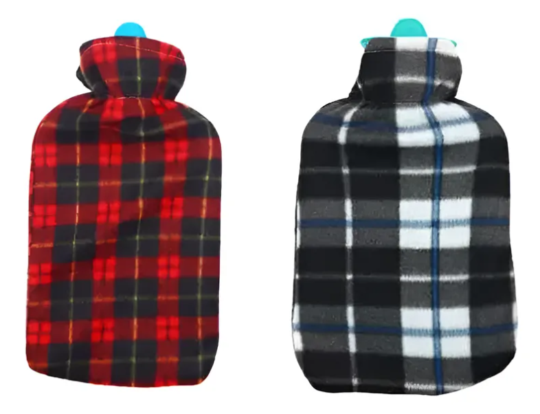 Guatero Bolsa De Agua Caliente 2 Litros Con Funda De Polar-0