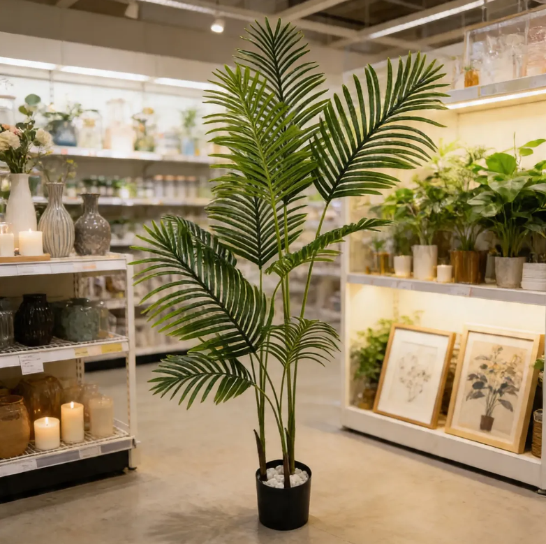 Palmera Artificial Decorativa 150 cm con Macetero-5