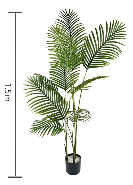 Palmera Artificial Decorativa 150 cm con Macetero-6